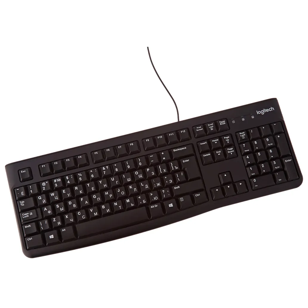 Tipkovnica Logitech K120 USB črna RUS Tipkovnica Logitech K120 USB črna RUS