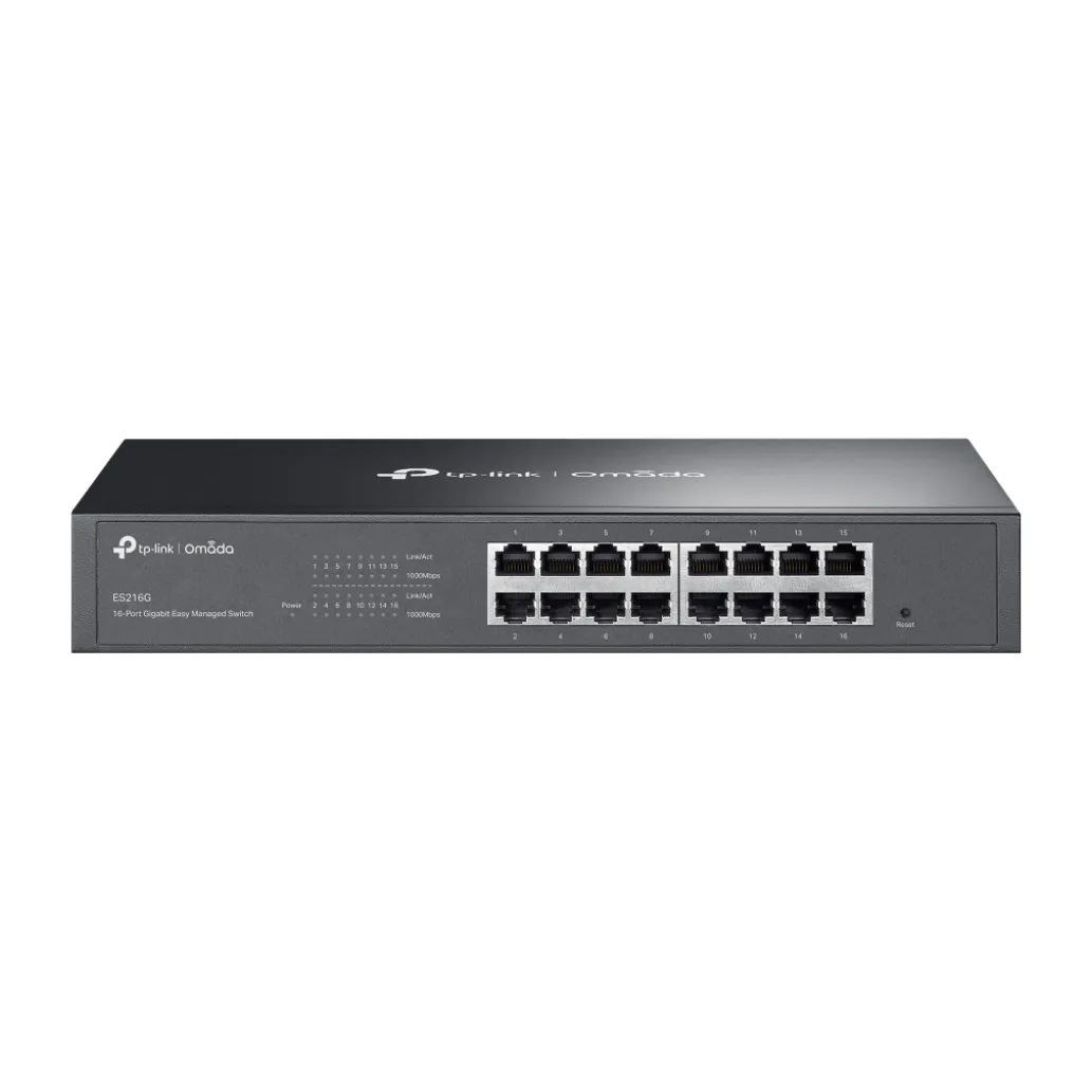 STIKALO 16-PORT TP-Link Omada ES216G 10/100/1000 Managed (ES216G) STIKALO 16-PORT TP-Link Omada ES216G 10/100/1000 Managed (ES216G)