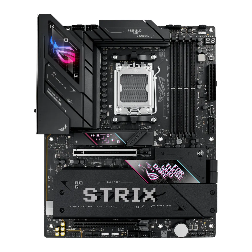 Osnovna plošča AM5 Asus ROG STRIX B850-E Gaming WiFi ATX 1xHDMI 1xDisplayPort Osnovna plošča AM5 Asus ROG STRIX B850-E Gaming WiFi ATX 1xHDMI 1xDisplayPort