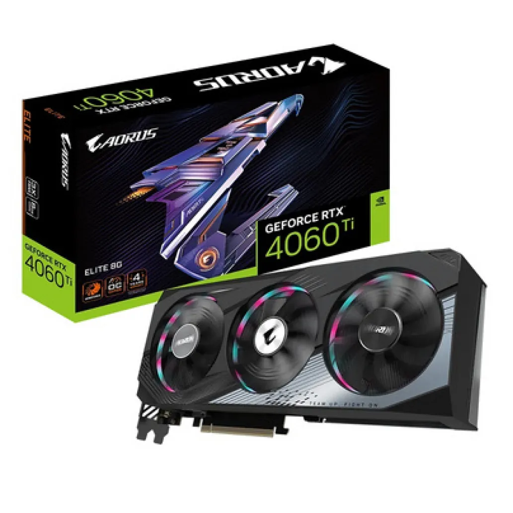 Grafična kartica nVidia RTX4060Ti GigaByte AORUS Elite - 8GB GDDR6 (GV-N406TAORUS E-8GD) Grafična kartica nVidia RTX4060Ti GigaByte AORUS Elite - 8GB GDDR6 (GV-N406TAORUS E-8GD)
