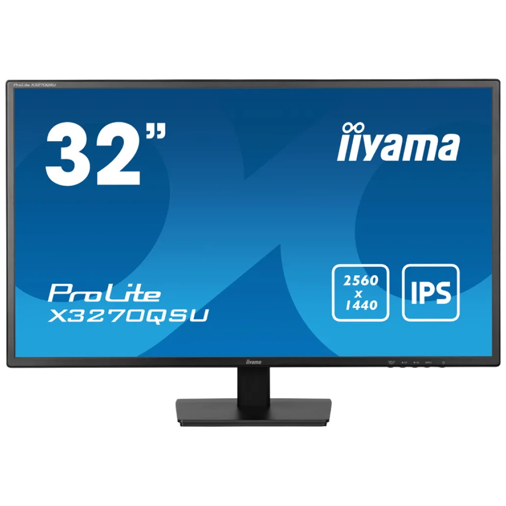 Monitor Iiyama 68,6 cm (27,0") X3270QSU-B1 2560x1440 Gaming 100Hz IPS 3ms 2xHDMI DisplayPort 3xUSB3.2 Zvočniki ProLite Monitor Iiyama 68,6 cm (27,0") X3270QSU-B1 2560x1440 Gaming 100Hz IPS 3ms 2xHDMI DisplayPort 3xUSB3.2 Zvočniki ProLite
