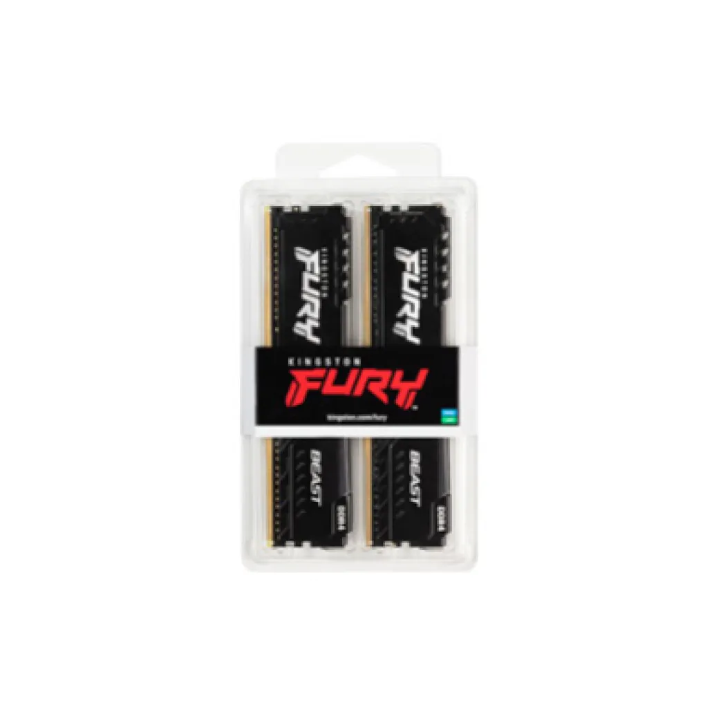 DDR4 64GB 3600MHz CL18 KIT (2x32GB) Kingston Fury Beast XMP2.0 1,35V Gaming črna (KF436C18BBK2/64) DDR4 64GB 3600MHz CL18 KIT (2x32GB) Kingston Fury Beast XMP2.0 1,35V Gaming črna (KF436C18BBK2/64)