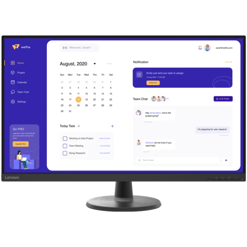 Monitor Lenovo 80 cm (31,5") D32u-40 3840x2160 VA 4ms 2xHDMI DisplayPort NTSC72% FreeSync črna- odprta embalaža Monitor Lenovo 80 cm (31,5") D32u-40 3840x2160 VA 4ms 2xHDMI DisplayPort NTSC72% FreeSync črna- odprta embalaža