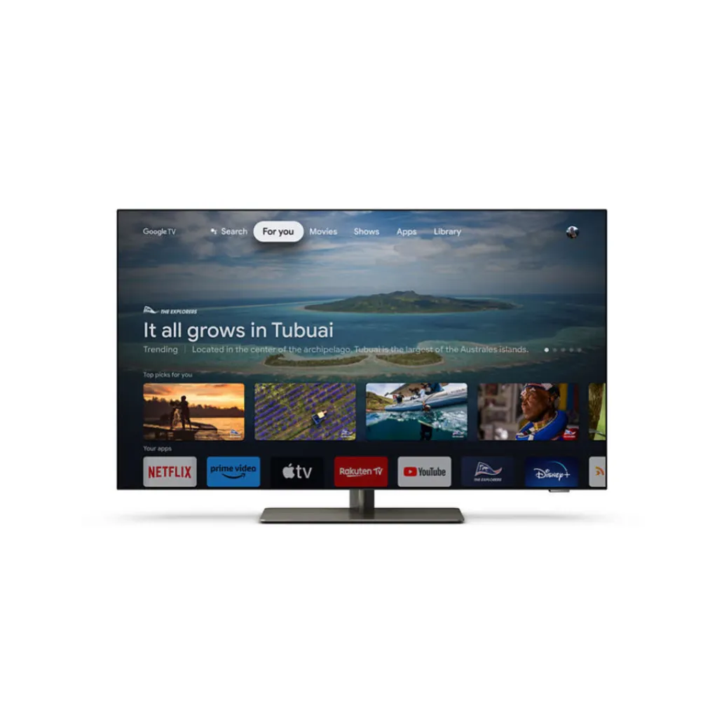 TV sprejemnik Philips 65,0" 165,1 cm 65OLED818/12 4K OLED Google TV 4xHDMI 3xUSB BT WiFi RJ45 / HDR10+ TV sprejemnik Philips 65,0" 165,1 cm 65OLED818/12 4K OLED Google TV 4xHDMI 3xUSB BT WiFi RJ45 / HDR10+