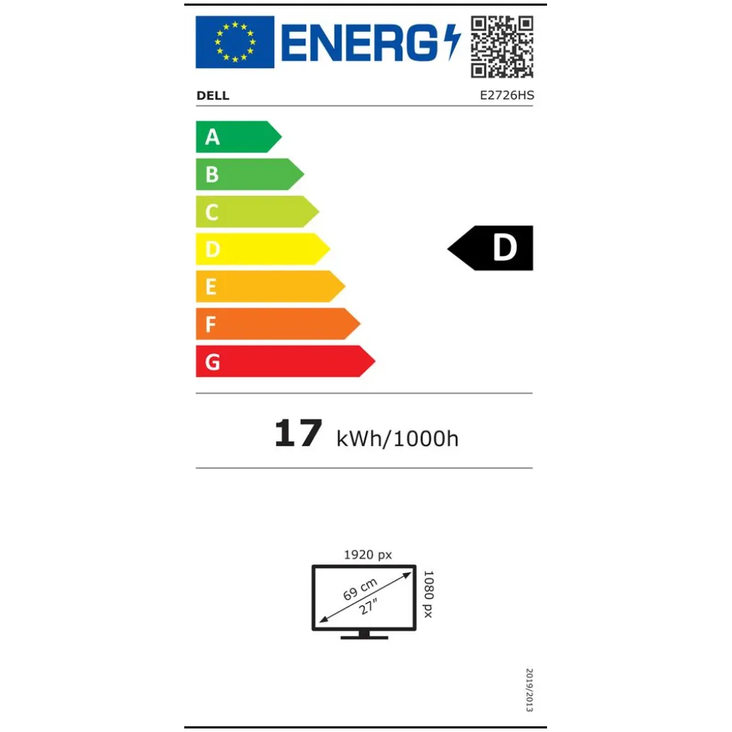 Monitor Dell 68,6 cm (27,0") E2726HS 1920x1080 100Hz IPS 5ms VGA HDMI DisplayPort Pivot Zvočniki 3H NTSC72% Monitor Dell 68,6 cm (27,0") E2726HS 1920x1080 100Hz IPS 5ms VGA HDMI DisplayPort Pivot Zvočniki 3H NTSC72%