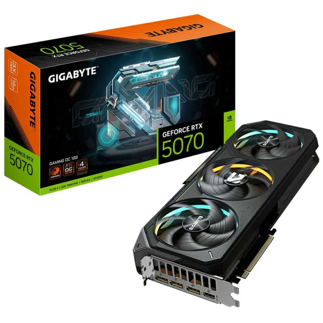 Grafična kartica nVidia RTX5070 GigaByte Gaming OC - 12GB GDDR7 (GV-N5070GAMING OC-12GD) Grafična kartica nVidia RTX5070 GigaByte Gaming OC - 12GB GDDR7 (GV-N5070GAMING OC-12GD)