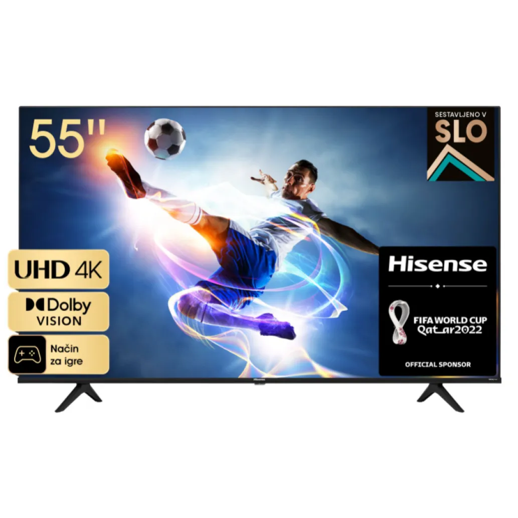 TV Sprejemnik 138cm (55") Hisense 55A6BG 4K UHD SMART WiFi Bluetooth (55A6BG) TV Sprejemnik 138cm (55") Hisense 55A6BG 4K UHD SMART WiFi Bluetooth (55A6BG)