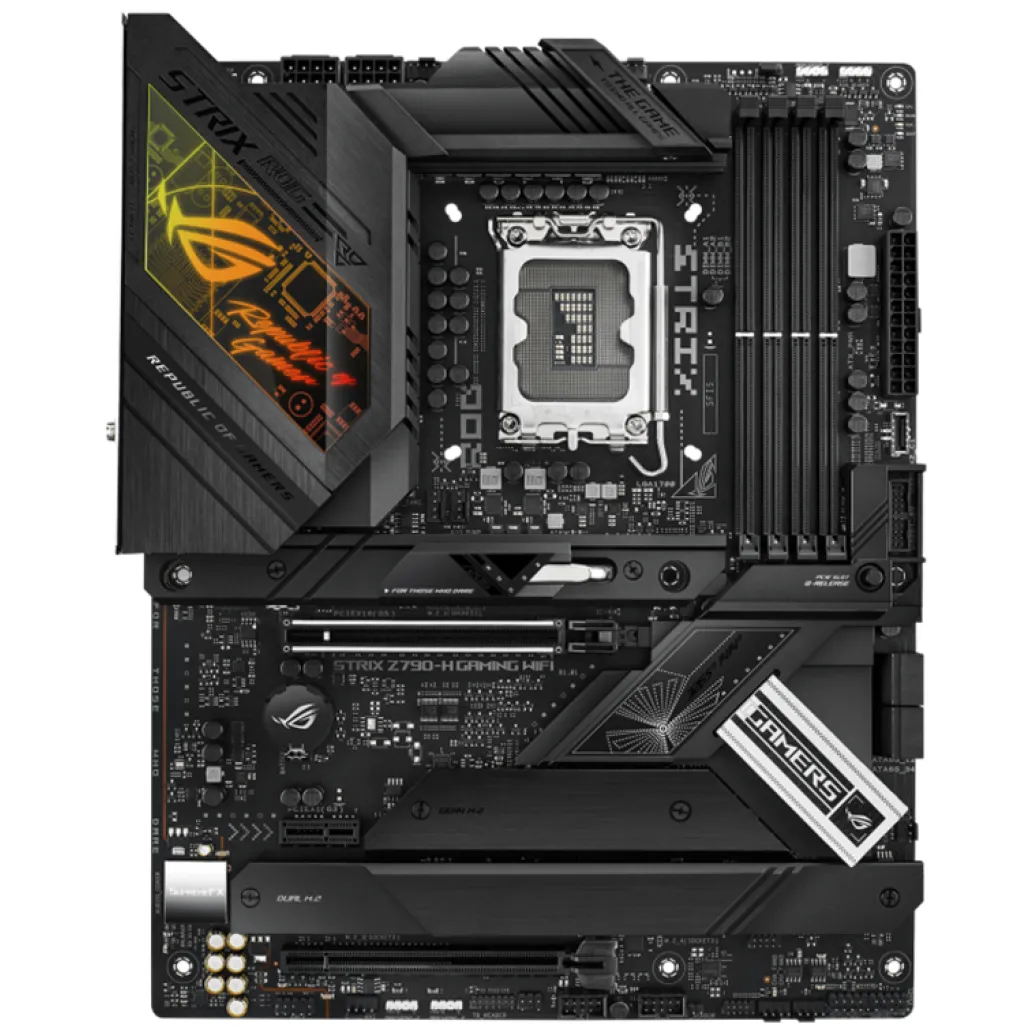 Osnovna plošča 1700 Asus ROG STRIX Z790-H GAMING WIFI ATX VGA 1xHDMI 2.0 1xDisplayPort 1.4 Osnovna plošča 1700 Asus ROG STRIX Z790-H GAMING WIFI ATX VGA 1xHDMI 2.0 1xDisplayPort 1.4