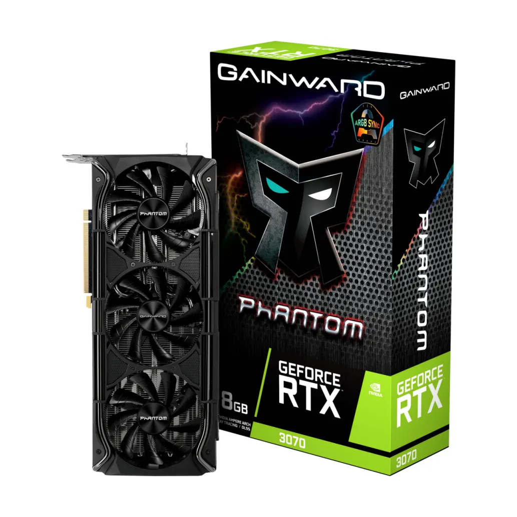 nVidia RTX3070 8GB GDDR6 Gainward Phantom+ LHR 1xHDMI 2.1 3xDisplayPort 1.4a nVidia RTX3070 8GB GDDR6 Gainward Phantom+ LHR 1xHDMI 2.1 3xDisplayPort 1.4a