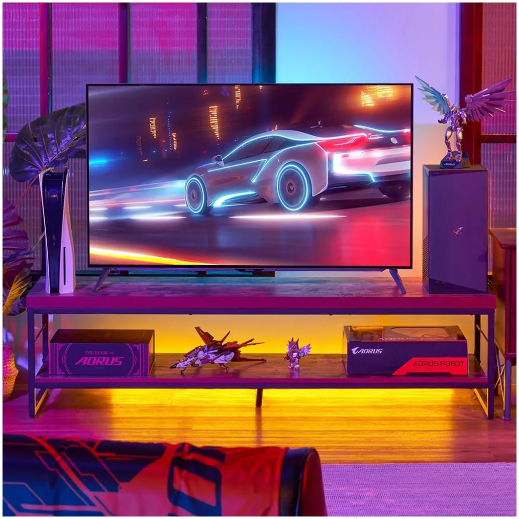 Monitor GigaByte 120,6 cm (47,5") FO48U 3840x2160 Gaming 120Hz OLED 1ms 2xHDMI DisplayPort USB-C 2xUSB3.0 Zvočniki sRGB130% FreeSync Premium HDR10 Monitor GigaByte 120,6 cm (47,5") FO48U 3840x2160 Gaming 120Hz OLED 1ms 2xHDMI DisplayPort USB-C 2xUSB3.0 Zvočniki sRGB130% FreeSync Premium HDR10