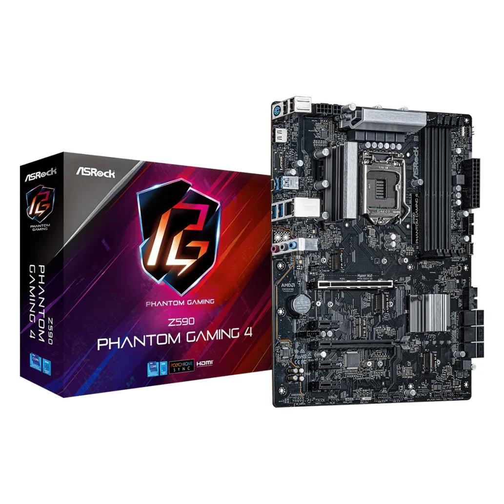 MB 1200 ASrock Z590M Phantom Gaming 4 ATX HDMI MB 1200 ASrock Z590M Phantom Gaming 4 ATX HDMI