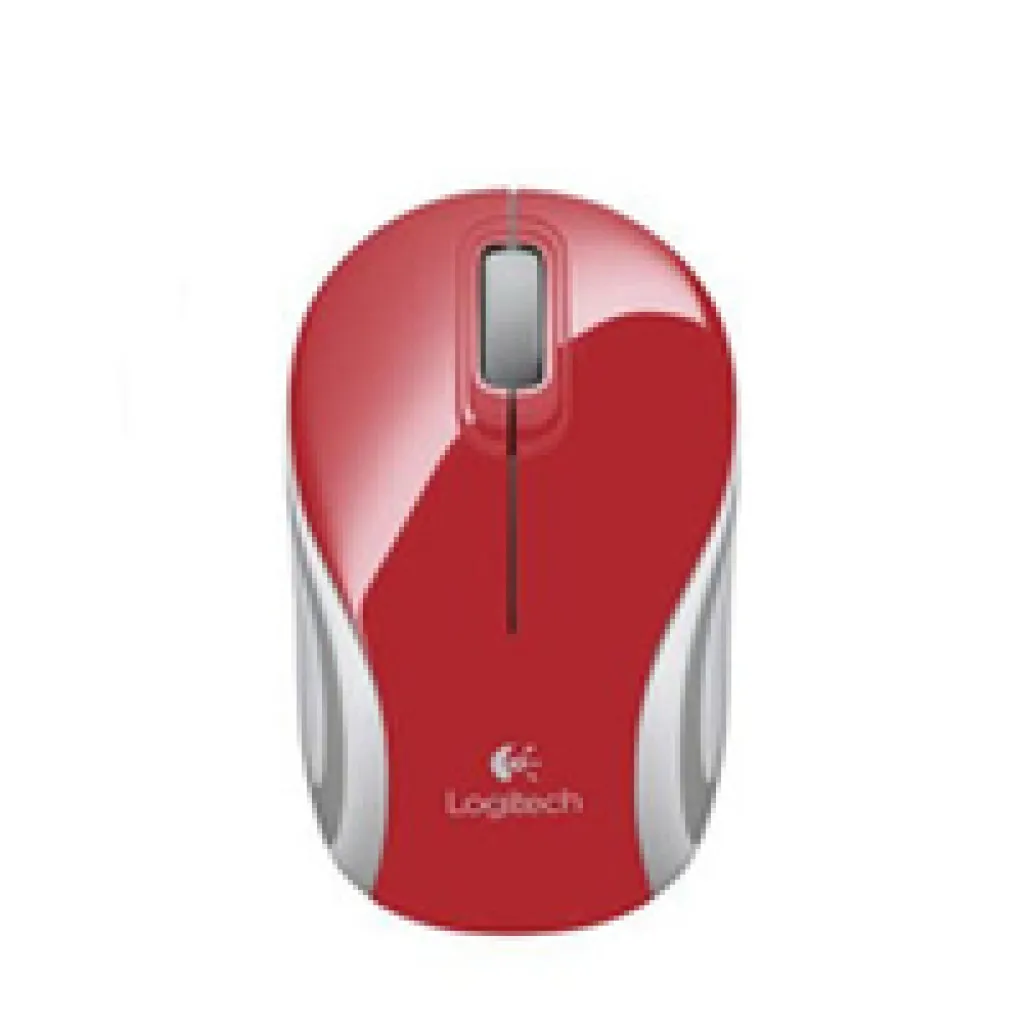 Miš Logitech brezžična optična za notesnike M187 rdeča nano (910-002737) Miš Logitech brezžična optična za notesnike M187 rdeča nano (910-002737)