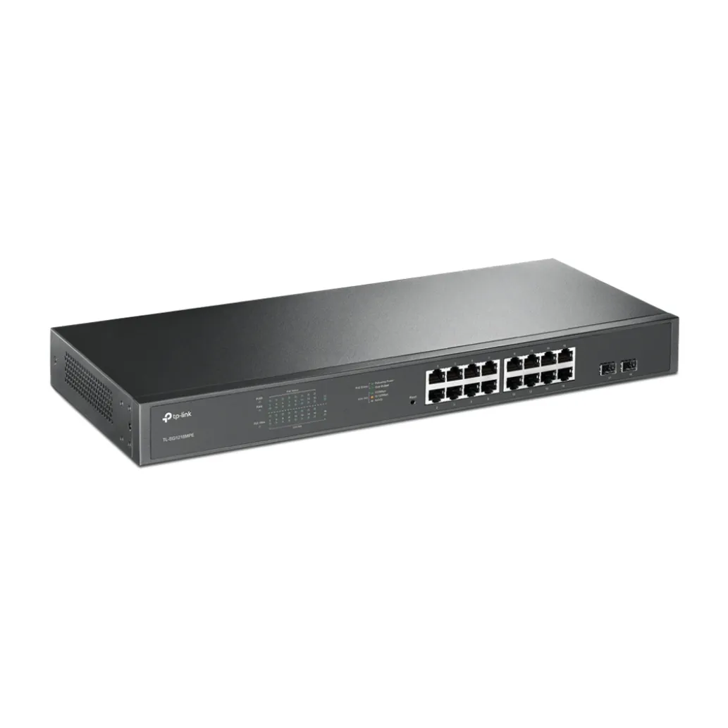 STIKALO 16-PORT TP-Link Easy Smart JetStream 100/1000 PoE+ (TL-SG1218MPE) STIKALO 16-PORT TP-Link Easy Smart JetStream 100/1000 PoE+ (TL-SG1218MPE)