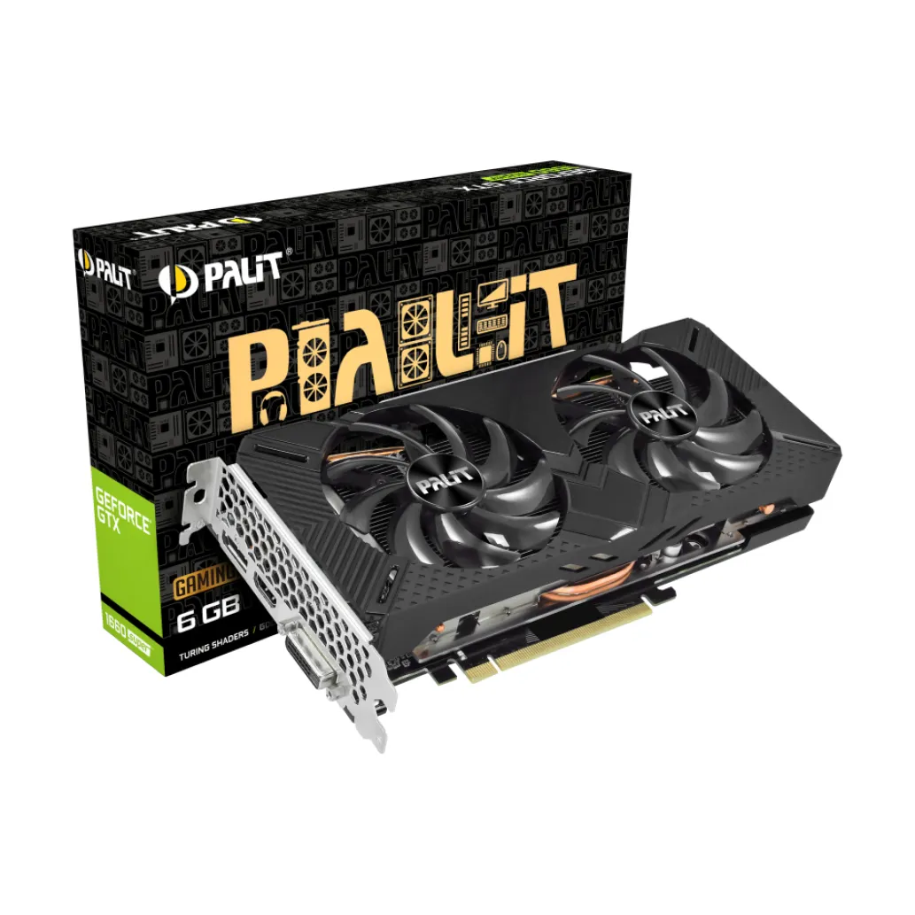 nVidia GTX1660 SUPER 6GB GDDR6 Palit GamingPro OC DVI HDMI DisplayPort (NE6166SS18J9-1160A) nVidia GTX1660 SUPER 6GB GDDR6 Palit GamingPro OC DVI HDMI DisplayPort (NE6166SS18J9-1160A)