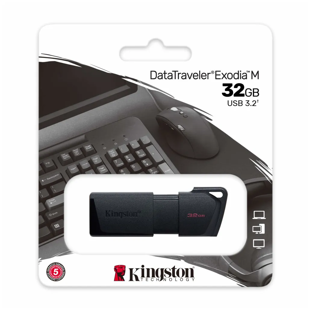 Spominski ključek 32GB USB 3.2 Kingston DT Exodia M - plastičen/drsni/črn (DTXM/32GB) Spominski ključek 32GB USB 3.2 Kingston DT Exodia M - plastičen/drsni/črn (DTXM/32GB)