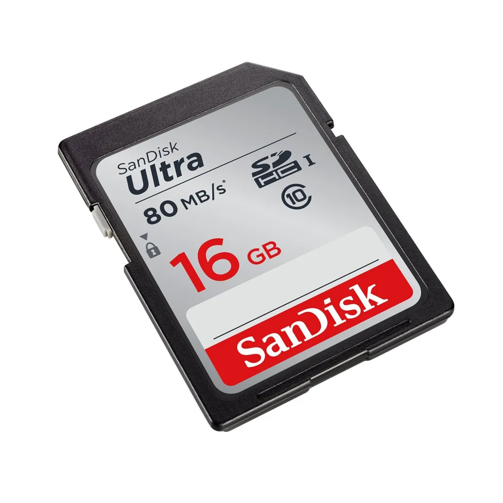 Spominska kartica SDHC 16GB Sandisk Ultra 80MB/s UHS-I (SDSDUNC-016G-GN6IN) + Spominska kartica SDHC 16GB Sandisk Ultra 80MB/s UHS-I (SDSDUNC-016G-GN6IN) +
