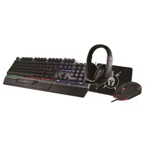 Tipkovnica  +MIŠ+ Podloga + Slušalke Gaming  MS Industrial ELITE C500 komplet 4 v 1