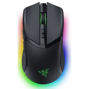 Miš Razer brezžična + Bluetooth USB-C Cobra Pro optična gaming 8 gumbov 30000DPI RGB črna (RZ01-04660100-R3G1)