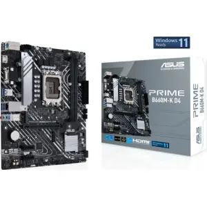 Osnovna plošča 1700 Asus PRIME B660M-K D4 microATX 1xVGA 1xHDMI 2.0
