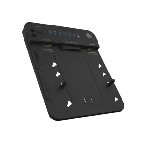 Čitalec diskov USB-C =>2x M.2 NVMe & SATA 2,5”/3,5” SSD/HDD Icybox