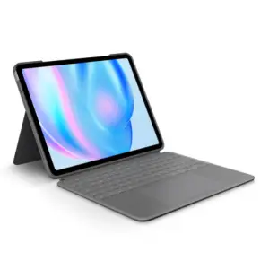 Ovitek s tipkovnico Logitech Combo Touch za iPad Air 13" M2/M3/M4 siv Slo gravura