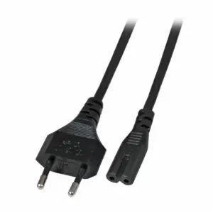 KABEL NAPAJALNI 220V EFB C7 3,00m bipolar - črni (EK502.3V2)