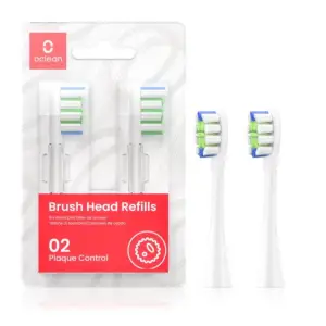 Komplet nastavkov Oclean Plaque Control za električno zobno ščetko bela
