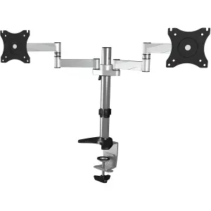 Nosilec namizni Icy Box za monitor 17"-27" do 2x 8kg (IB-MS404-T)