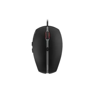 Miš Cherry USB Gentix 4K črna 6 gumbov 3600DPI (JM-0340-2) 