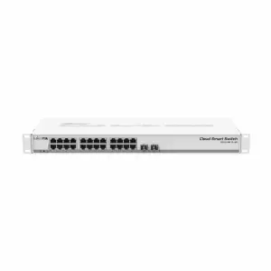 STIKALO 24-PORT 2x SFP+ Mikrotik 100/1000 PoE Rackmount (CSS326-24G-2S+RM)