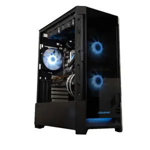 Ohišje Cougar Duoface MidiATX - črna RGB