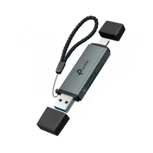 Zunanji čitalec kartic TP-Link UA430D USB-C za MS SD microSD siv (UA430D)