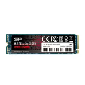 Disk SSD M.2 NVMe PCIe 3.0 2TB SiliconPower P3 2280 3400/3000MB/s (SP002TBP34A80M28)