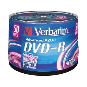 MEDIJ 4,7 DVD-R Verbatim 16x 50cake 43548