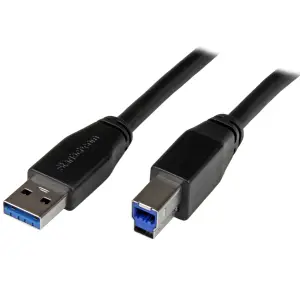 Kabel USB-A (m) = USB-B (m) 10,00m aktivni USB 3.2 Gen1 5Gbit