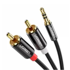 Kabel Audio 3,5mm M => 2 x Cinch M - 2,0m Ugreen (10584) 