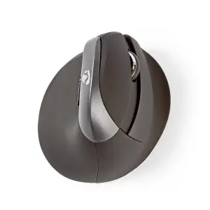 Miš Ergonomska Brežična Nedis 1600 dpi 6 tipk (ERGOMSMWS100BK) 