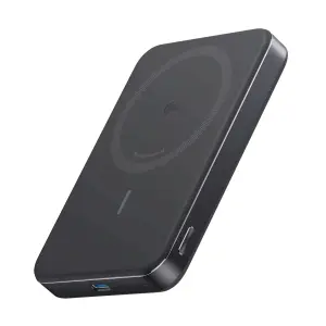 Prenosna baterija Anker MagGo 10.000 mAh Slim brezžično polnjenje Qi2 15W USB-C 30W črna (A1664H11)