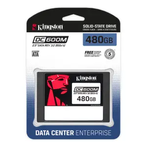 Disk SSD 6,4cm (2,5") SATA3 480GB Kingston DC600M 2,5" 560/470MB/s (SEDC600M/480G)