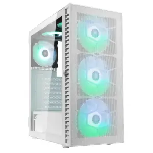 Ohišje Kolink OBSERVATORY HF MESH MidiATX - bela ARGB