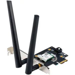 Brezžični mrežni adapter PCIe Asus PCE-AX1800 WiFi6 802.11ax 2x antena BT 5.2 (90IG07A0-MO0B00)