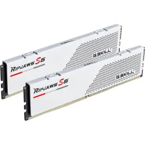 DDR5 32GB 6000MHz CL30 KIT (2x16GB) G.Skill Ripjaws S5 XMP3.0 1,35V bela (F5-6000J3040F16GX2-RS5W)