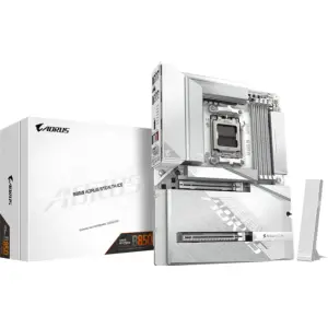 Osnovna plošča AM5 GigaByte B850 AORUS STEALTH ICE ATX HDMI (BTF konektorji - zadaj!)