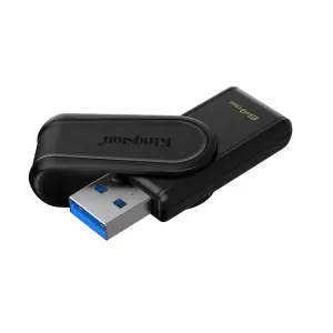 Spominski ključek 64GB USB3.2 Kingston DataTraveler Exodia S črn (DTXS/64GB)