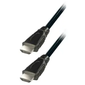 Kabel HDMI(m)=>HDMI(m) v2.1 2,00m pozlačeni kontakti črn (C 202-2)