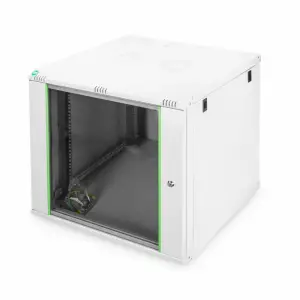 Kabinet zidni 12U 638 600x600 sestavljen siv Digitus (DN-19 12U-6/6-EC)