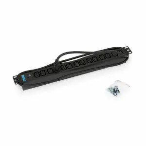Razdelilec Triton 2,00m 14xEuro C13 ALU rack 1U 19" (RAB-PD-X09-A1)