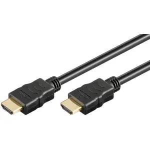 Kabel HDMI(m)=>HDMI(m) 4K/60Hz 2,00m Goobay pozlačeni kontakti z ethernet (61159)