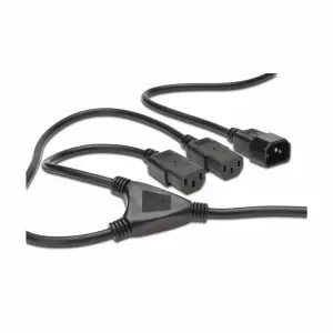 Kabel napajalni 220V Digitus 1xC14 - Y 2xC13 1,70m (AK-440400-017-S)