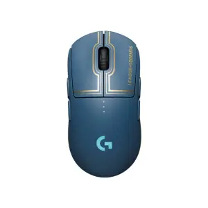 Miš Logitech brezžična optična gaming G PRO LOL Wave 2 modra (za levičarje in desničarje) LightSpeed senzor (910-006451)